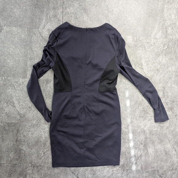 Country road purple and black long sleeve wool dress Size large - Picture 9 of 9